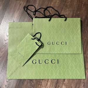 Gucci shopping bags